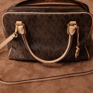 Michael Kors Brown Monogram Handbag